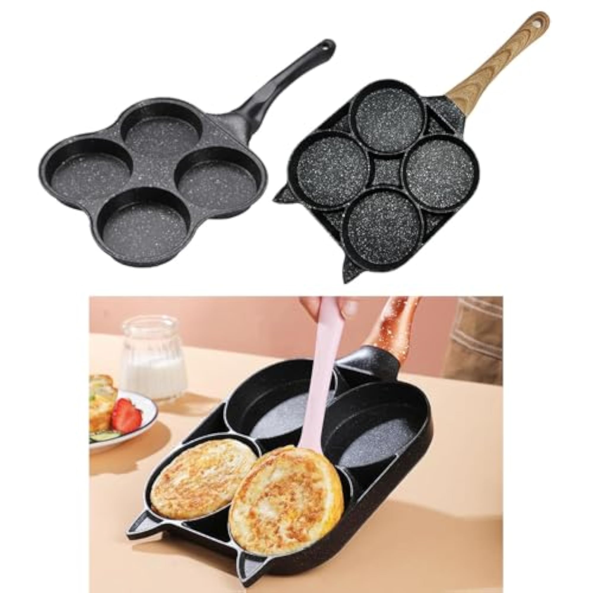 Egg Frying Pan Pancake Pan with Non-Stick Coating