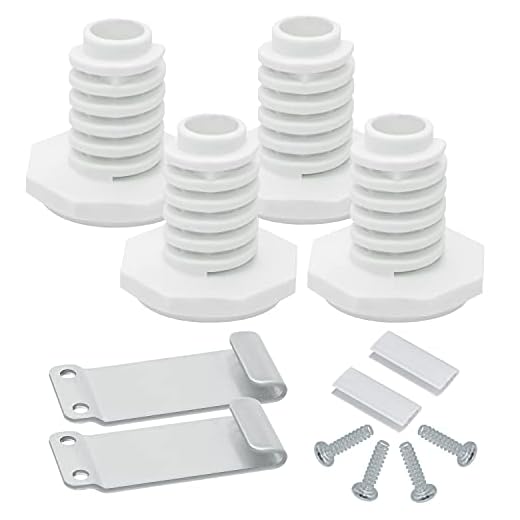 Techecook W10869845 Dryer Stacking Kit Replacement for Whirlpool Maytag Standard and Long Vent Dryer & Washer - W10298318 W10761316 W10298318RP AP6047938 PS3407625 52774 4502692 PS12069913 EAP12069913