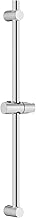 Auralum 70 cm Stainless Steel Shower Bar Wall with Shower Head Holder 360° Rotatable and Adjustable, Compatible with Existing Mounting Holes, Chrome