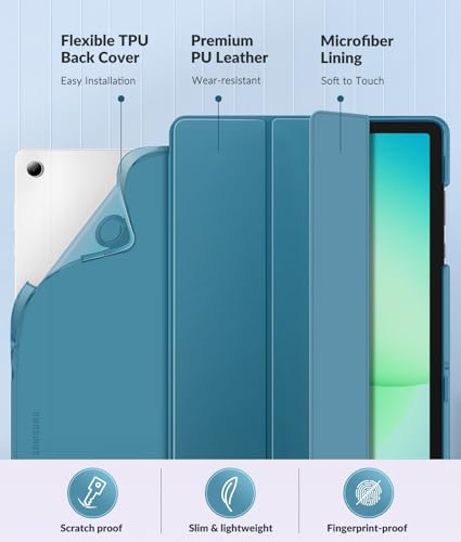 Image of MoKo Case for Samsung Galaxy Tab A11+ Plus 11 inch 2025, French Blue