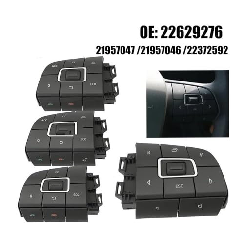 Bouton de volant multifonction Volvo FH pour une cabine premium