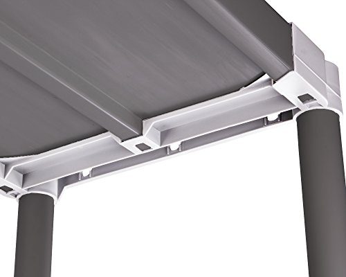 Ondis24 Kunststoffregal Schwerlastregal TIN 80/5 Böden, 450kg Belastbarkeit, ca. 80 x 40 x 168 (H) cm – Bild 8