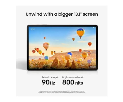Image of Samsung Galaxy Tab S10 FE+ 13.1 inch Tablet, 128 GB (Silver)