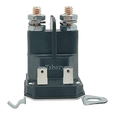 Riding Lawn Mower Tractor Starter Solenoid Compatible with Craftsman Husqvarna Poulan Replace 192507 532192507 582042801 Cover