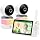 LeapFrog LF915-2HD Baby Monitor, 2 Cameras, 5” 720p Screen, 360° Pan-Tilt-Zoom, Color Night Vision, Night Light, Two-Way Inte