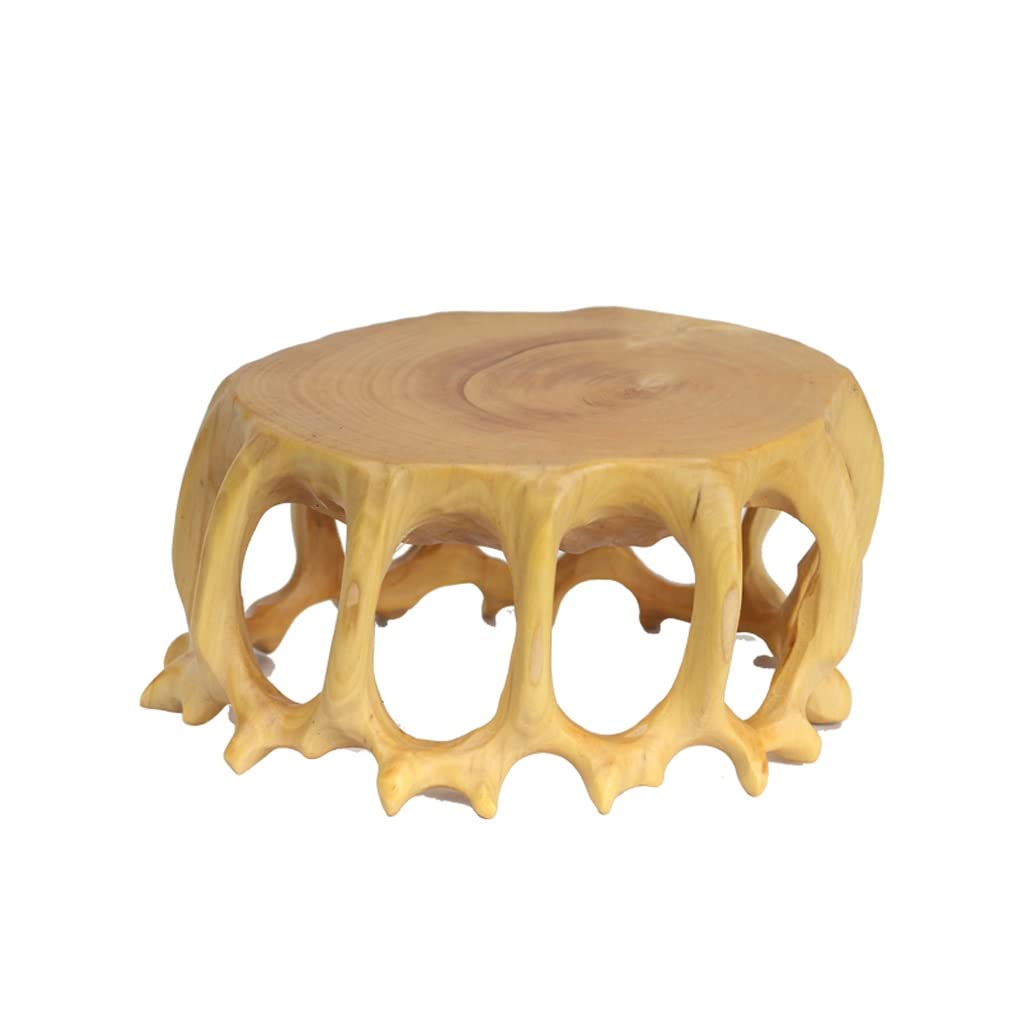 Socle pour Bonsaï protecteur en bois | Base pour pot et fleur créative
