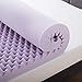 Best Price Mattress 4 Inch Egg Crate Memory Foam Mattress Topper with Soothing Lavender Infusion, CertiPUR-US Certified, Dorm Essentials, King
