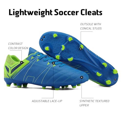 Image of DREAM PAIRS Men's Cleats Football Soccer Shoes