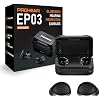 PROHEAR EP03 Bluetooth Hearing Protection Earbuds -OSHA 25dB NRR, True Wireless, Heavy Duty with 2-Mic ENC for Clear Calls, Bluetooth 5.3 Stable, 15H Battery for Construction Workers & Lawn