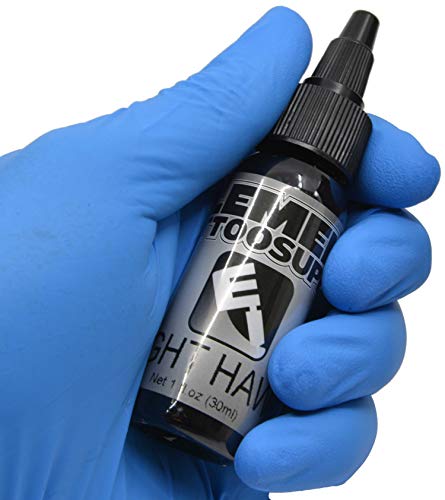 Element Tattoo Supply -White And Black Tattoo Ink Set - Nighthawk Black - White Tattoo Ink - Outlining - Highlighting - Mixing - 1Oz Bottle #TOP7