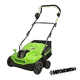 NEUES WACHSTUM für Ihren Rasen mit Hilfe des 36cm breiten Lüfters können Moos abgestorbenes Gras & Blätter entfernt & für eine bessere Aufnahmen von Nährstoffen Licht & Wasser gesorgt werden