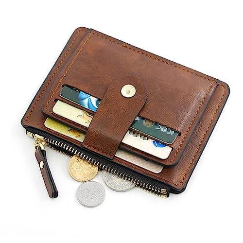 Pu Leather Women's Wallet Card Pack Zipper Clutch for Office Parties Id Passport4