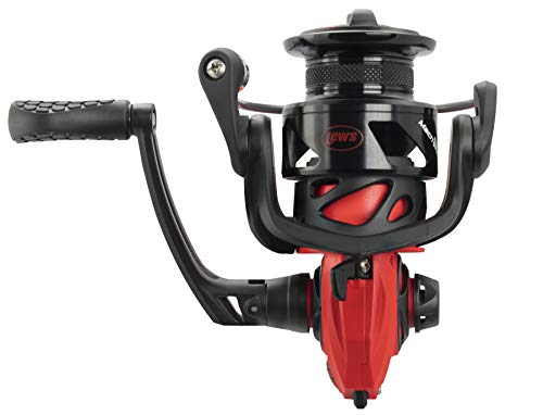 Lew's Mach Smash Spin 300 6.2:1 Spinning Reel, Red #TOP2