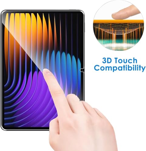 Image of VERTUS Premium Tempered Glass for Xiaomi Mi Pad 7 / Xiaomi Pad 7 Pro (11.2 Inch) Screen Protector, Full Coverage 9H Tempered Glass, HD Clear Scratch Resistant, Bubble-Free for Xiaomi Pad 7 Screen Protector