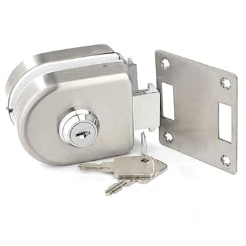 YDT Glass to Wall Door Lock Oval Super Series One Side Key and One Side Knob - 2Years Warranty, YDT GROUPS. 