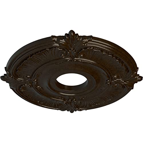 Image of Ekena Millwork CM18ATBZSDecorative Ceiling Medallions Modeled After Original Historical Patterns & Designs, Bronze