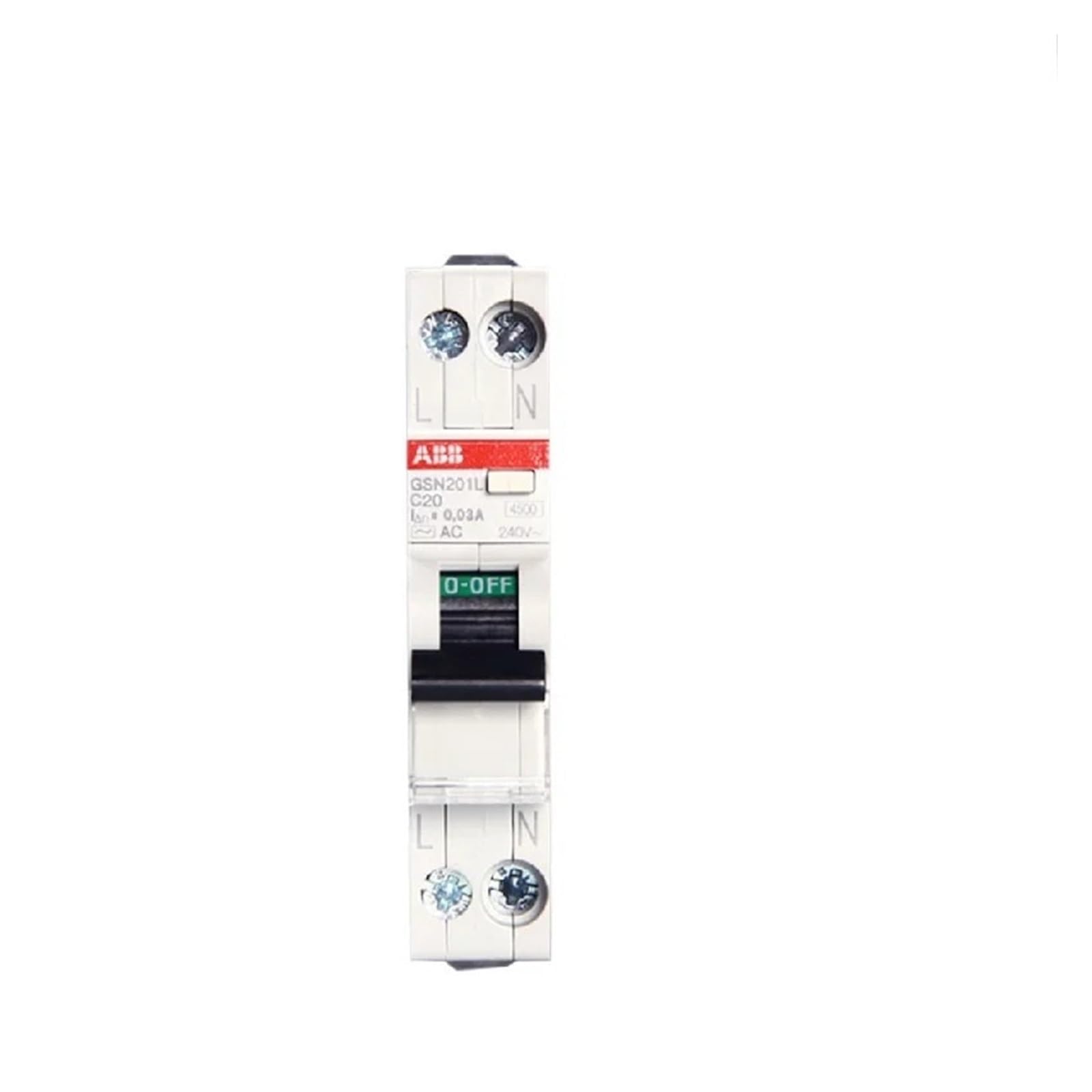 Disjoncteur différentiel GSN201L Type C AC pour tableau électrique