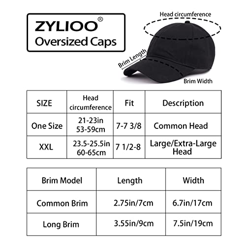 Zylioo Casquette XL/XXL Hommes Grandes Casquettes Sport Baseball de Course Chapeau de Tennis pour Grosses Têtes 55-65 - Image 6