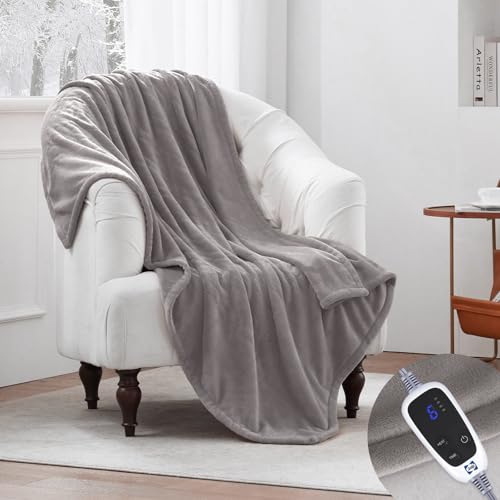 Sealy KTHT00012-LG Electric Blanket Throw, Flannel Heated Blanket thumb #4