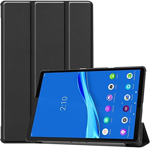 ProCase レノボ Tab K10 / M10 Plus 第2世代(2020)ケース, スリム 薄型 スタンド機能 ハードシェル フォリオ 保護カバー 対応端末: 10.3" Lenovo Tab K10 2021(TB-X6C6) / Tab M10 Plus FHD 2020(TB-X606F TB-X606X)– ブラック
