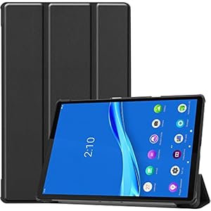 ProCase for Lenovo Tab M10 FHD Plus (2020 2nd Gen) / Lenovo Tab K10 (2021 Released) 10.3 Inch Case, Slim Smart Cover Folio Case –Black