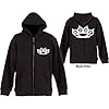 Five Finger Death Punch Hoodie Knuckles Band Logo Official Mens Black Zipped S #2
