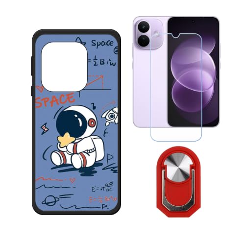 BMPNLSZ �K�p Redmi Note 17 Pro 5G�p+HD�����K���X�ɓK�����ėpTPU�P�[�X + �w?�X�^���h�� - WZ20 | �V���J�Q���P�[�X�o���p�[�ی�o�b�N�P�[�X-�ɓK����9�d�x�X�N���C�u�h�~�X�N���[���v���e�N�^(6,83") + ��
