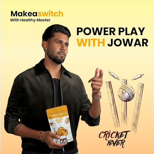 Image of Healthy Master Jowar Chips Combo 600g (100g Each) Pack of 6 | Light & Crispy | High Protein Chips | Gluten-Free | No Maida, No Palm Oil | Low-Calorie | Healthy Snacks for Adults & Kids