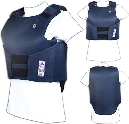 Pantalón equitación HKM elástico niño XL azul oscuro con refuerzo