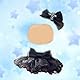 Puppe Kleidung, 2 Stück Puppe Accessoires Set Inklusive Haarschleife und Kleid Schwarze Puppenkleidung und Zubehör für alle Puppen