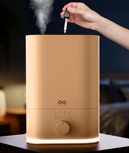 Everlasting Comfort 6L Humidifier Large Room, High Mist Output 50+