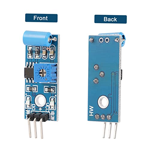 OUNONA 10pcs Normally Closed Sensor Module Alarm Sensor for Theft Detection Intelligent Car Earthquake Alerts Compatible Microcontrollers Trigger for Various Applications - Thumbnail 5