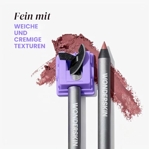 Wonderskin Make-up-Stiftspitzer – Präzisionsspitzer für Eyeliner-, Lippenkonturen- und Augen-Make-up-Stifte