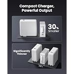 1 Lightning, 2 Type-C Retractable Wall Chargers with 1 USB A Port and 1 Power Strip, ModDock 3 Tower Charging Station - Image 6