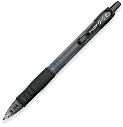 3 Pack Bolígrafos PILOT G2 Gel Retráctiles Tinta Negra miniatura 2