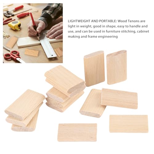 ViaGasaFamido 100 Pack 5x19x30mm Beechwood Lose TaNo Domino Lose Tenon Tischlerei für Möbelschrank