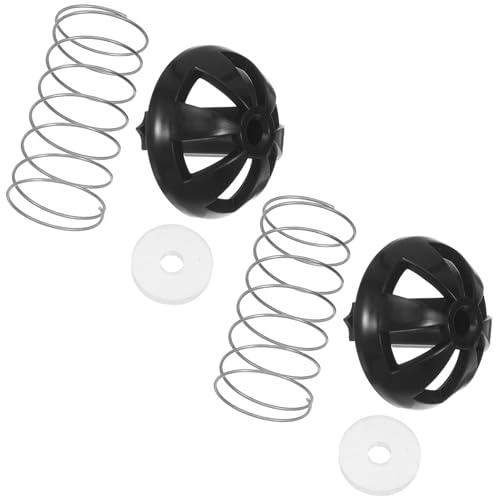 IWOWHERO Kit de Reemplazo de 2 Tapones Resorte para Cesta de Preparación de Cafetera de Goteo, Accesorios de Plástico y Silicona Resistentes al Calor para Mantenimiento Rápido y