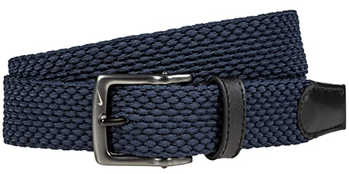 Stretch Woven Golf Belt by Nike in Obsidian