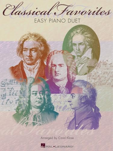 Classical Favorites: Easy Piano Duet | Sheet Music for Two Players | Easy to Intermediate Songbook | 10 Pieces Including Canon in D, Ode to Joy, Hallelujah Chorus and The Swan Collection image 2