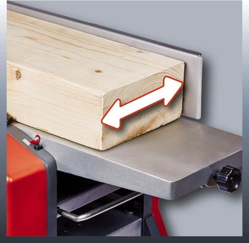 Einhell Stationäre Hobelmaschine TC-SP 204 (1.500 W, 9000 min-1, stabile Konstruktion für Dickenhobeln und Abrichten, ausziehbare Werkstückauflage)