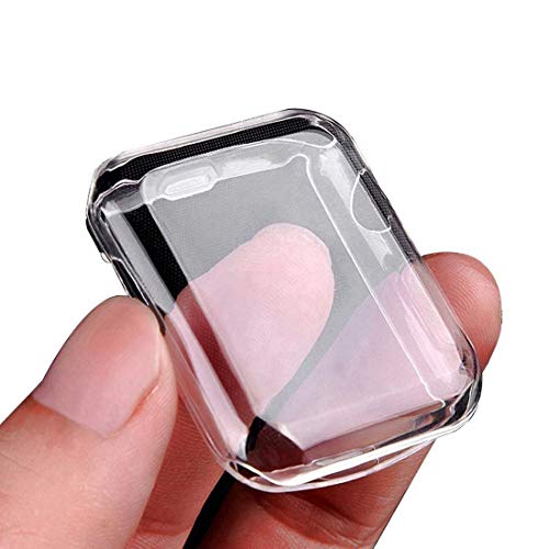 Opretty opre-01 Apple Watch Case 38 mm, Ultra Slim Watch TPU Screen Protector All-around Protective 0.3mm Hd Clear Ultra-thin Cover for 38mm Apple Watch Series 1