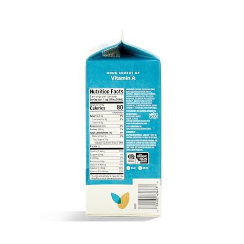 Image of 365 by Whole Foods Market, Organic Almondmilk Vanilla, 64 fl oz