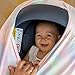 NatureBond Nursing Cover Breastfeeding | Most Breathable and Safest Nursing Cover | Multi Use for Baby Car Seat Covers Canopy Shopping Cart Cover Scarf Light Blanket Stroller