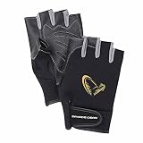 Savage Gear Neoprene Half Finger M Handschuh