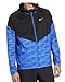 Nike Men’s Therma-FIT Repel Run Division Miler Hooded Full Zip Black/Hyper Royal/Silver Running Jacket, Stay Warm & Dry, Lightweight Reflective Running Jacket, Style DD6102/Color 011, Size Medium