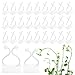 Yoosso 120 Stück Pflanzenclips, 2 Größen Pflanzen Clips Wand Pflanzen Wandhalterung Pflanzenklammern Pflanzenclips für Kletterpflanzen Rankhilfe Kabelorganisator