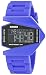 Military Cool LED Display Colorful Light Digital Sport Water-proof Stealth fighter Style Wrist Watches with Silicone Strap (Blue)
