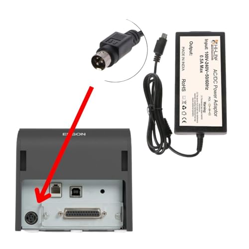 Image of (SAK00056) Hi-Lite Essentials 24V 2.5 AMP Pos Power Supply DC Adapter for TVS LP-45 / LP-46 Neo Barcode Printer - Power Cable Included