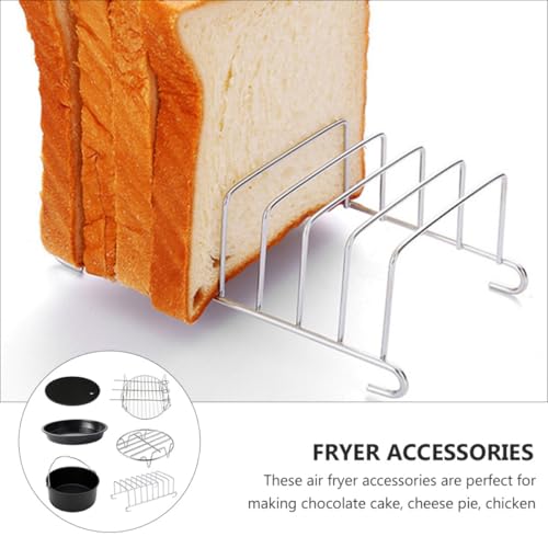 Ensemble de cuisson en acier inoxydable durable pour friteuse à air chaud - 4