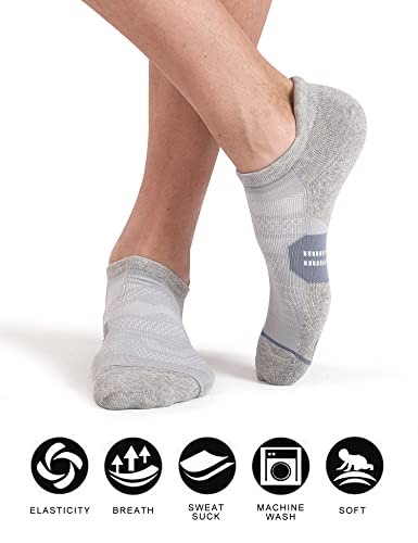 CS CELERSPORT 6 Pack Women's Ankle Running Socks Cushioned Low Cut Tab Athletic Socks4